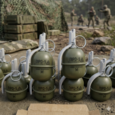 Імітаційна граната ПІРО-5М (КРЕЙДА), ящик 12 штук