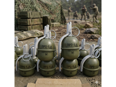 Імітаційна граната ПІРО-5М (КРЕЙДА), ящик 12 штук